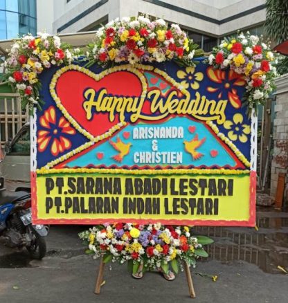 Bunga Papan Happy Wedding Florist Terdekat